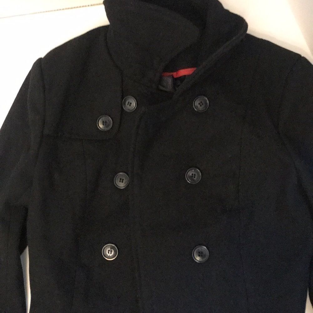 Double breasted button up pea coat - Picture 5 of 7